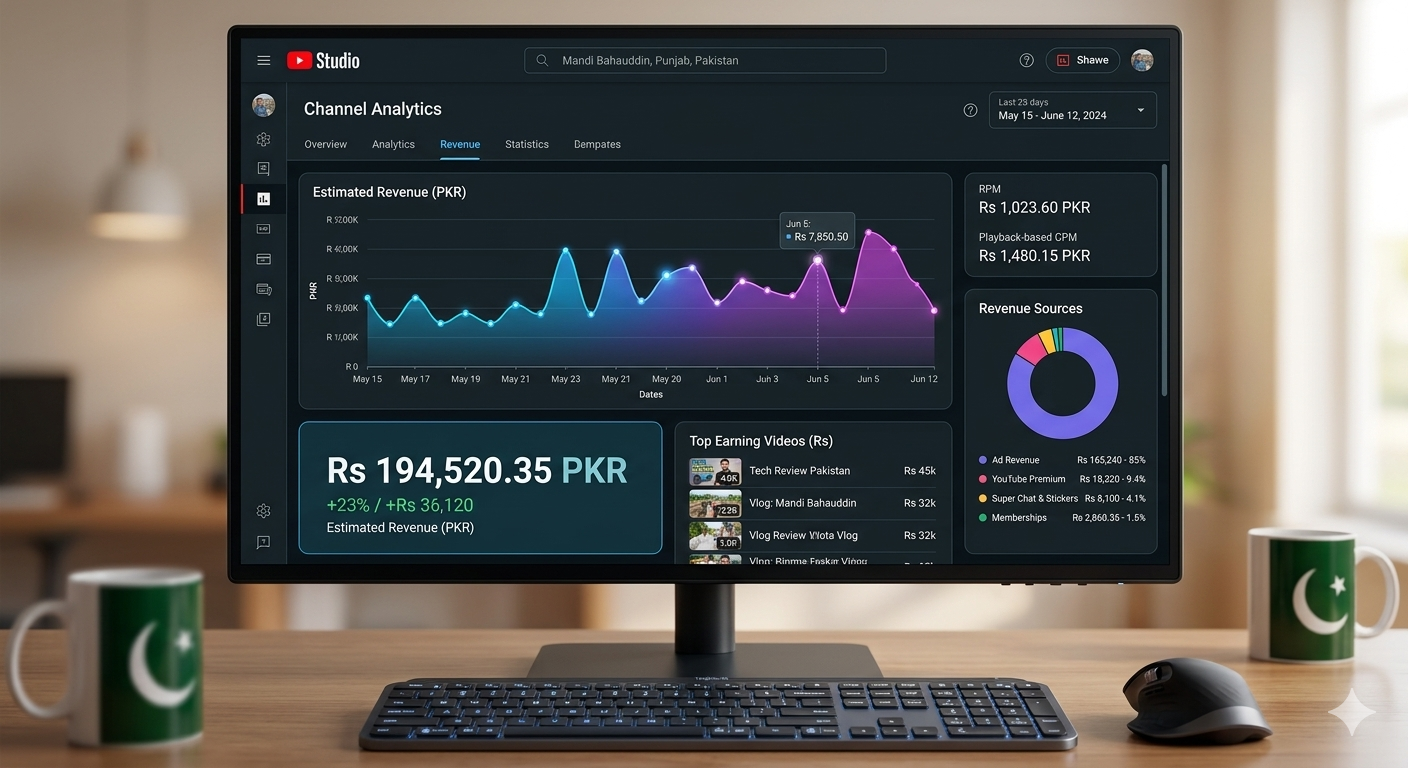 YouTube Earning Pakistan