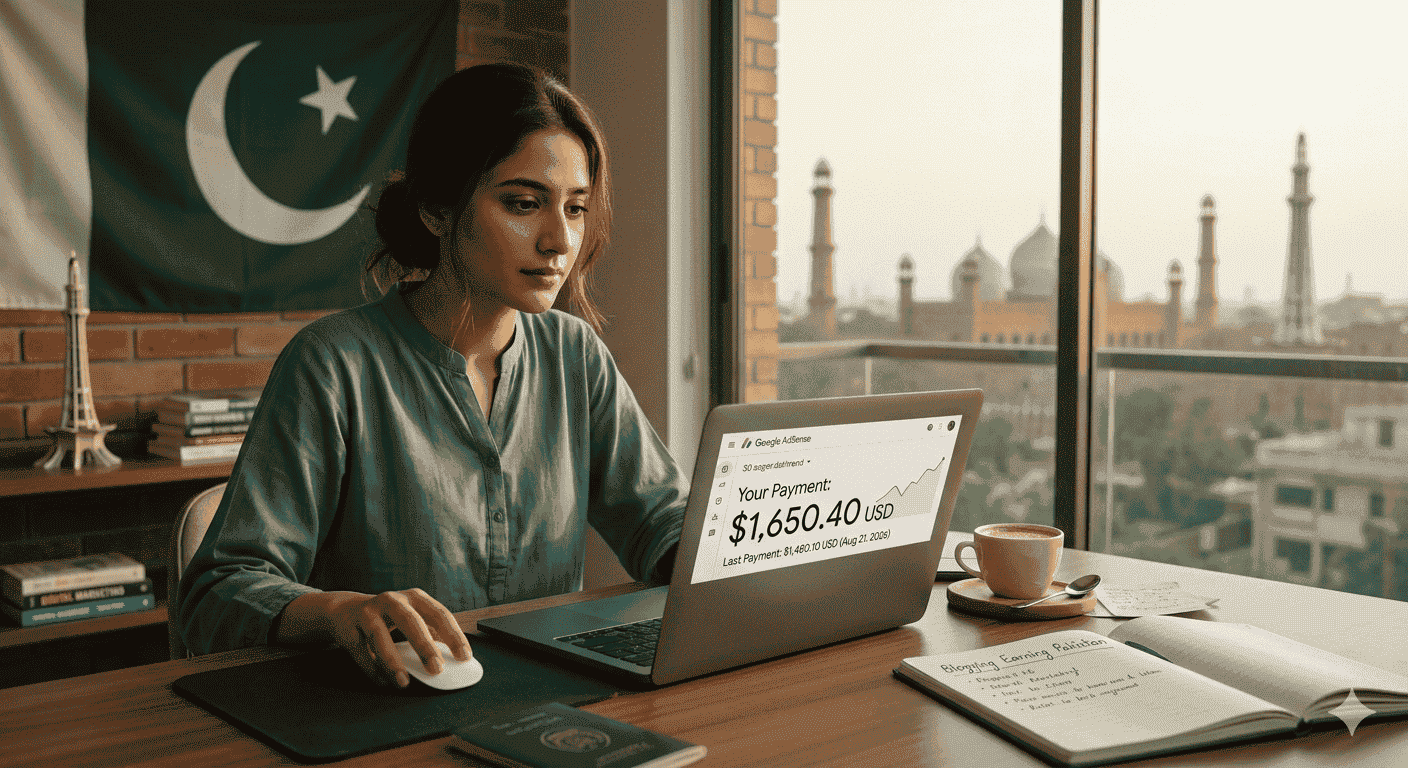 Blogging Earning Pakistan